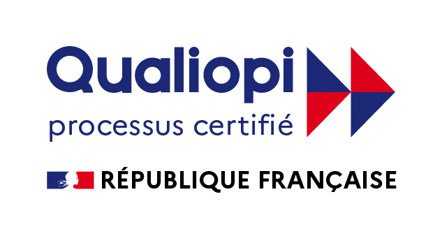 Logo du processus certifié Qualiopi, certification obtenue par Hélène Orselly.